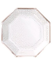 PRATOS ROSE GOLD HAPPY BIRTHDAY